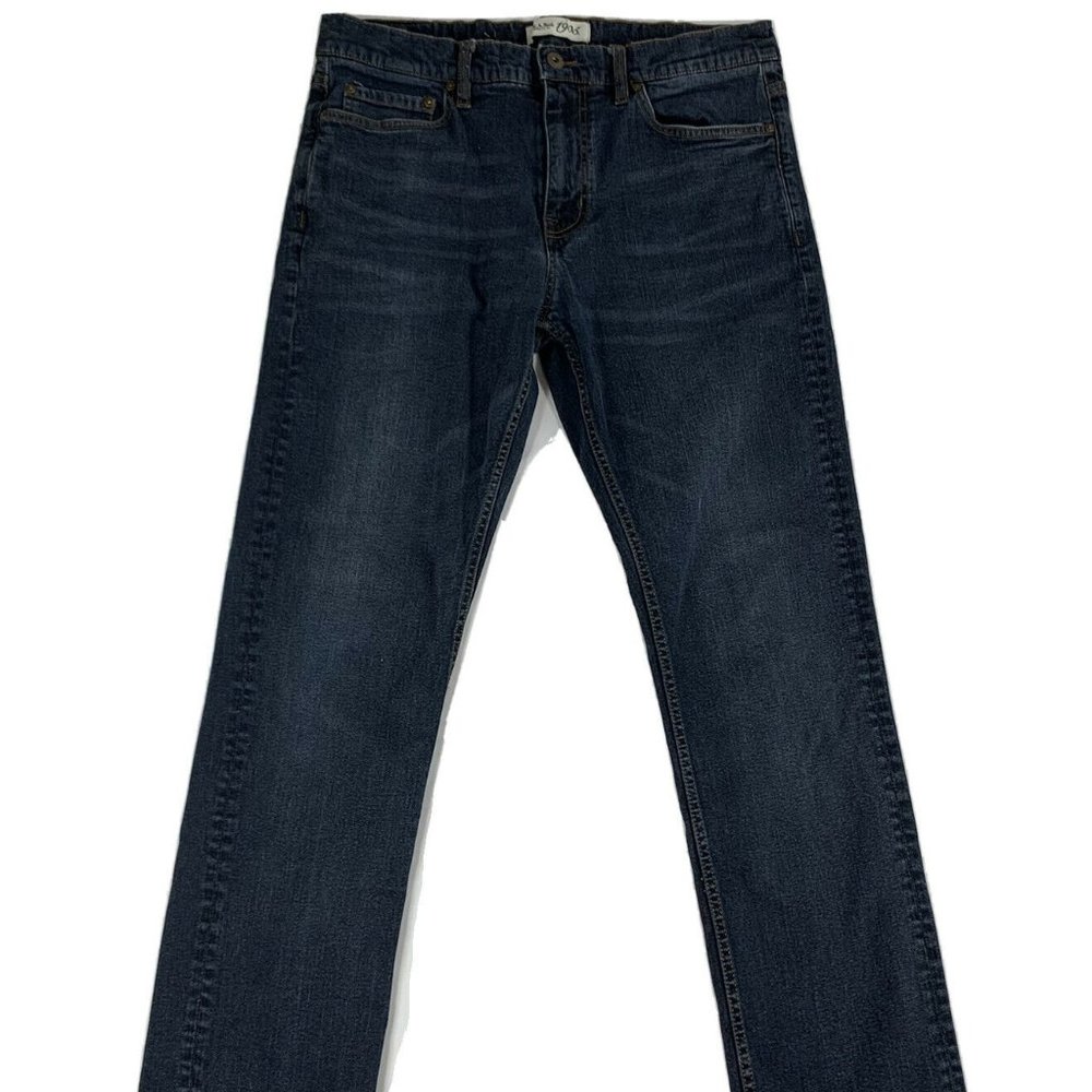 Jos A Bank Mens 1905 Tailored Fit Denim Blue Jeans